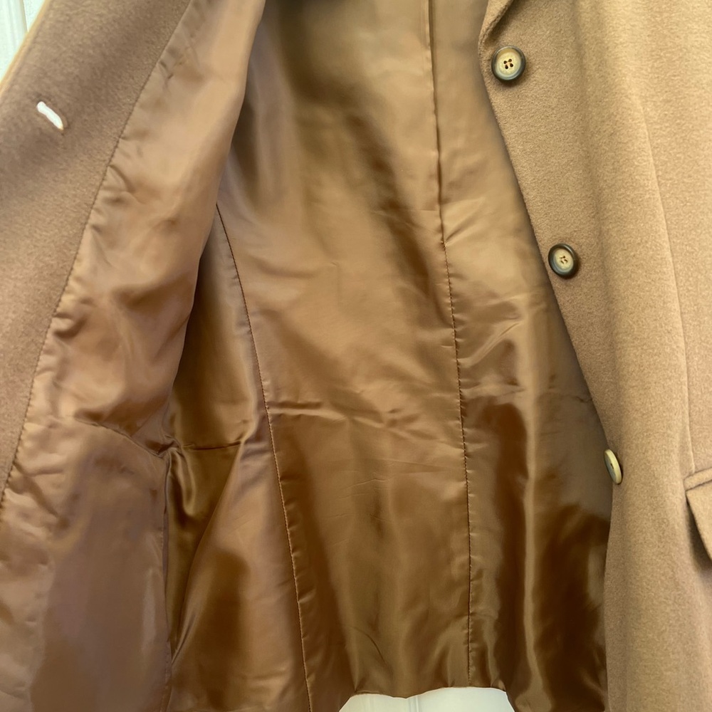 Y2K Harvé Benard Wool-Blend Camel Blazer – Size 6 – Made in Ukraine - Picture 5 of 5